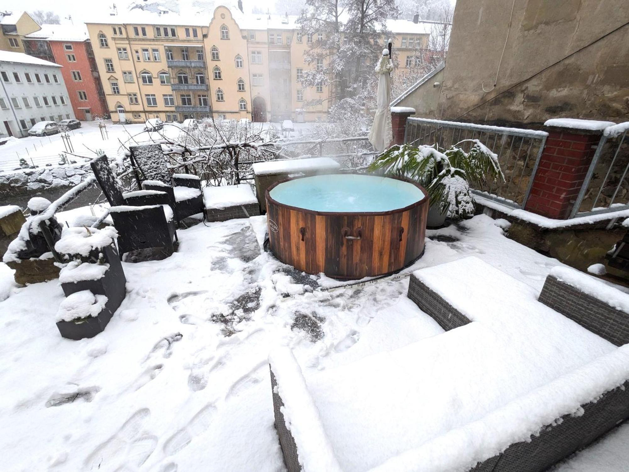 F1 - Urlaubsmagie - Helle Wohnung Mit Sauna & Pool & Whirlpool Sebnitz Zewnętrze zdjęcie